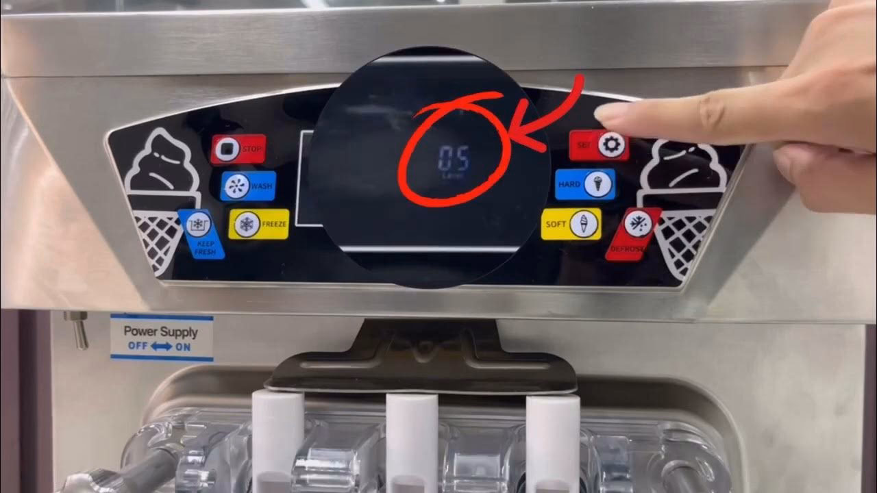 Do freezer conditions affect ice cream hardness?