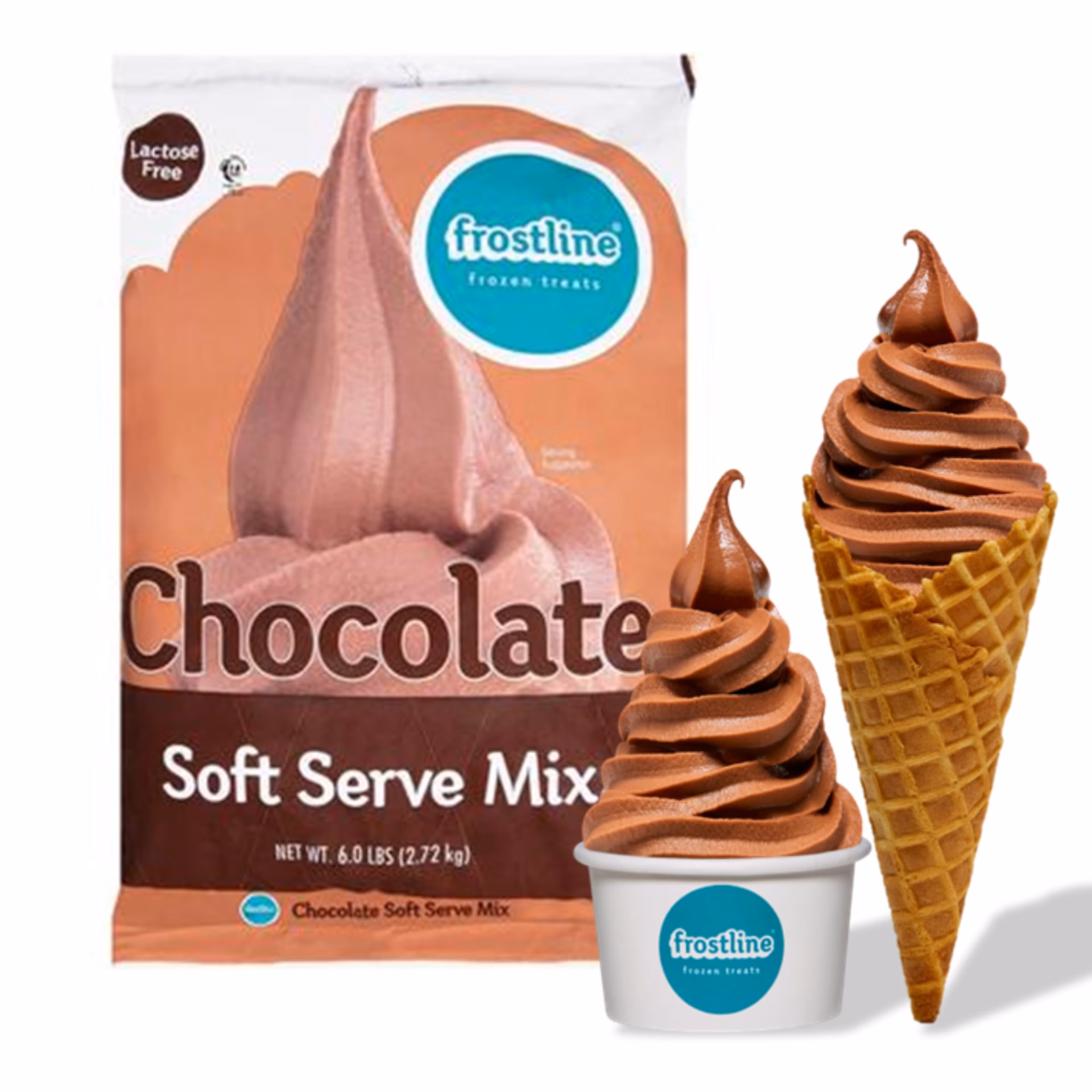 Do soft serve ice cream mixes contain lactose?