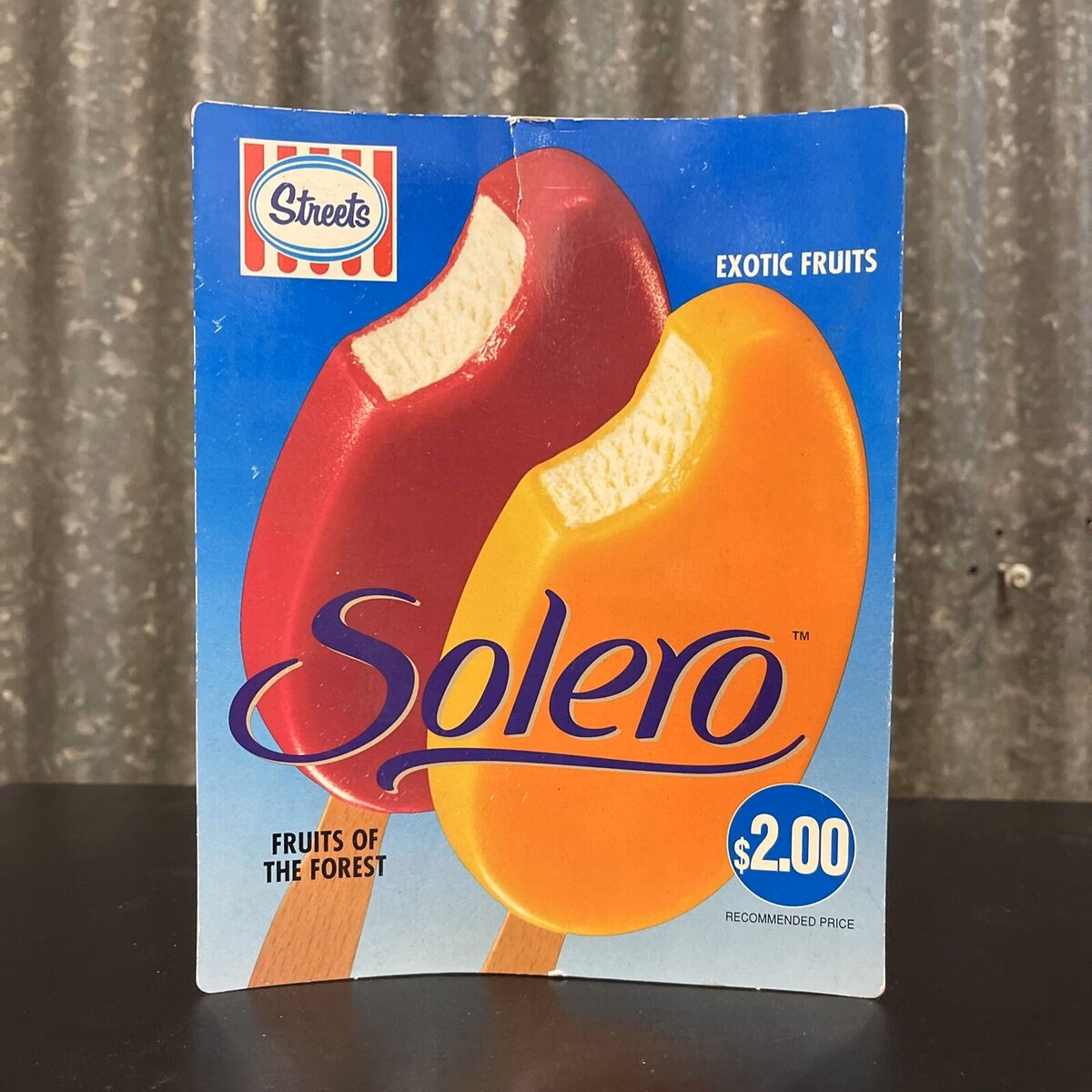 How many calories are in a Solero ice lolly?