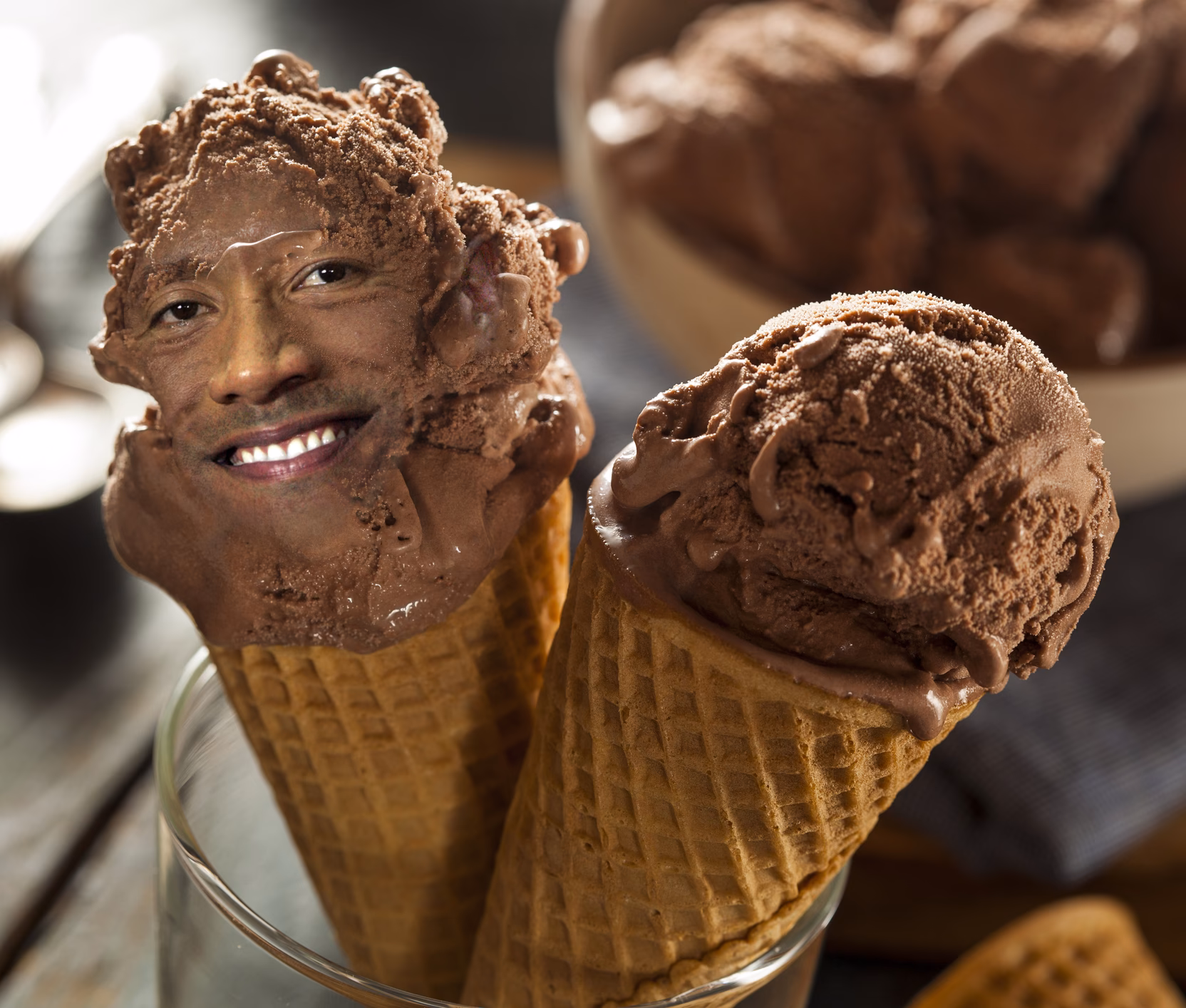 Where can you find weird ice cream?