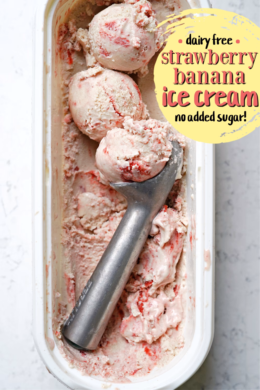 How do you make ice cream with strawberries & bananas?