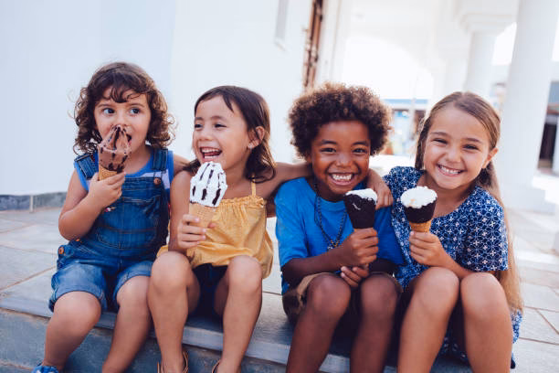 Who eats ice cream in a waffle cone?