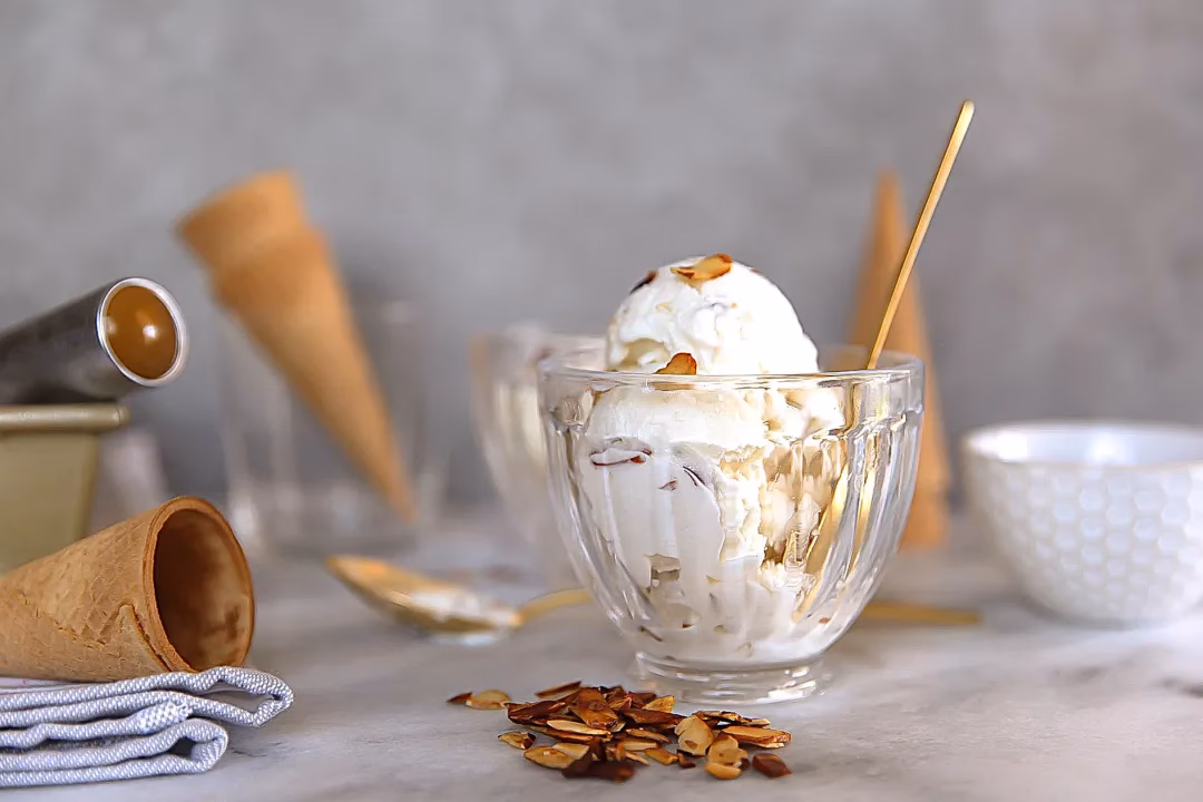 What is almond milk ice cream?