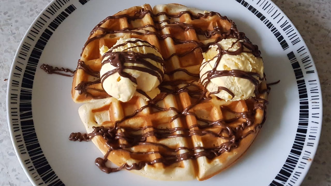 How do you make waffles with chocolate chips?
