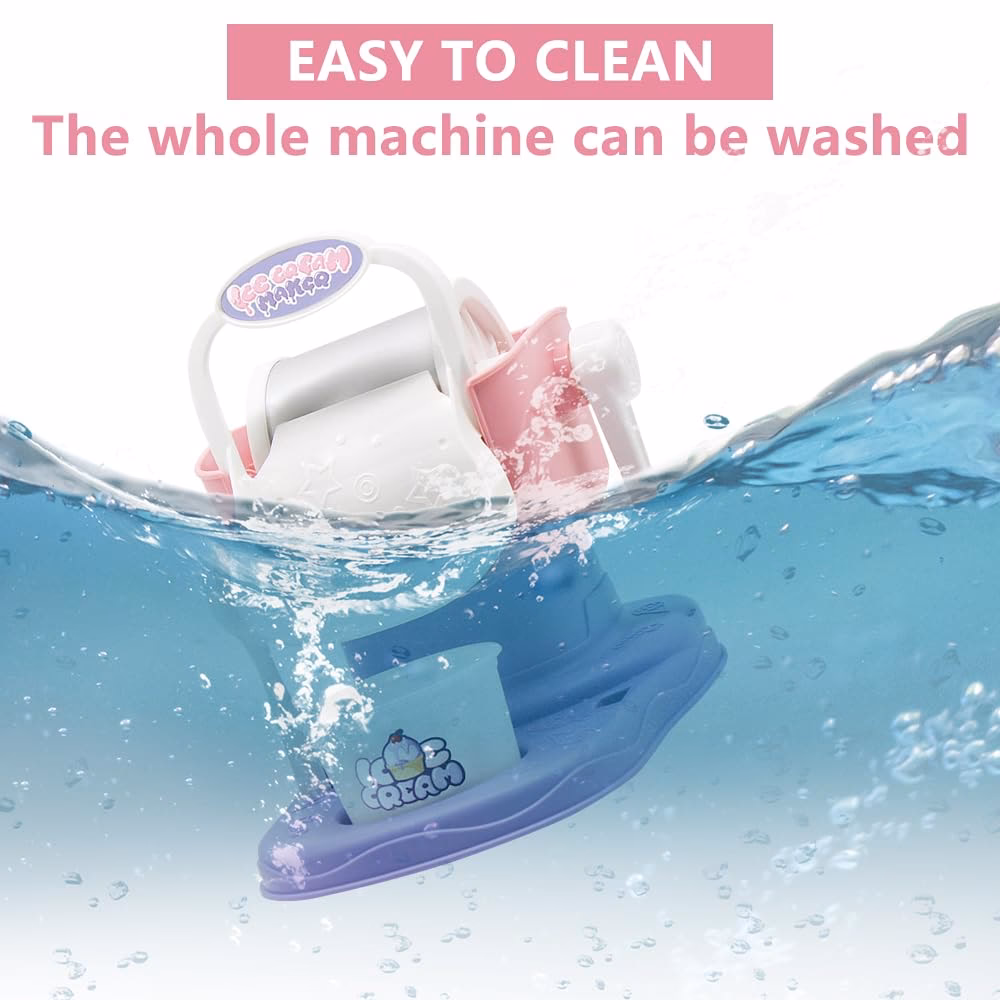 What is included in a soft ice cream machine manual?