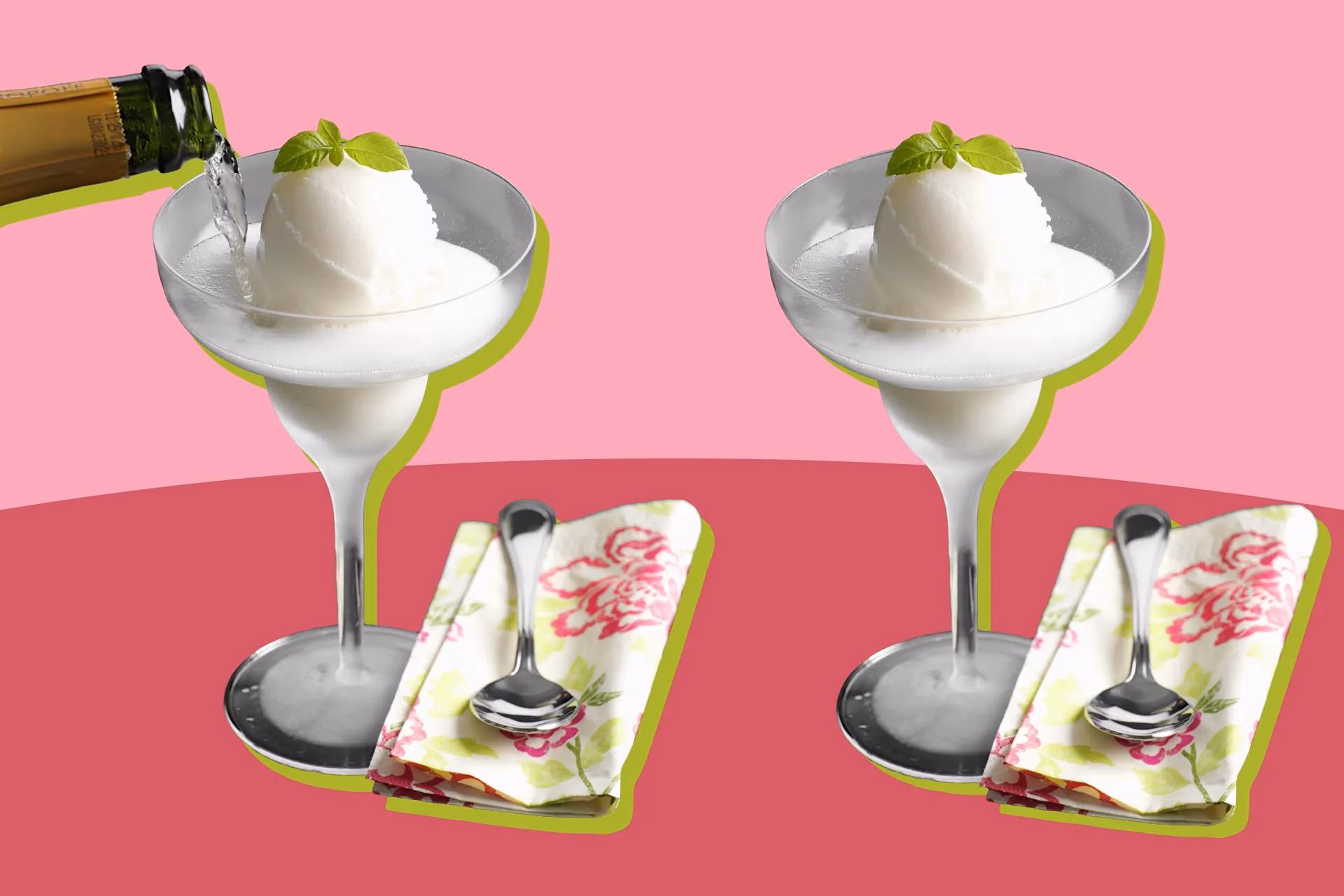 What liqueur goes with ice cream?