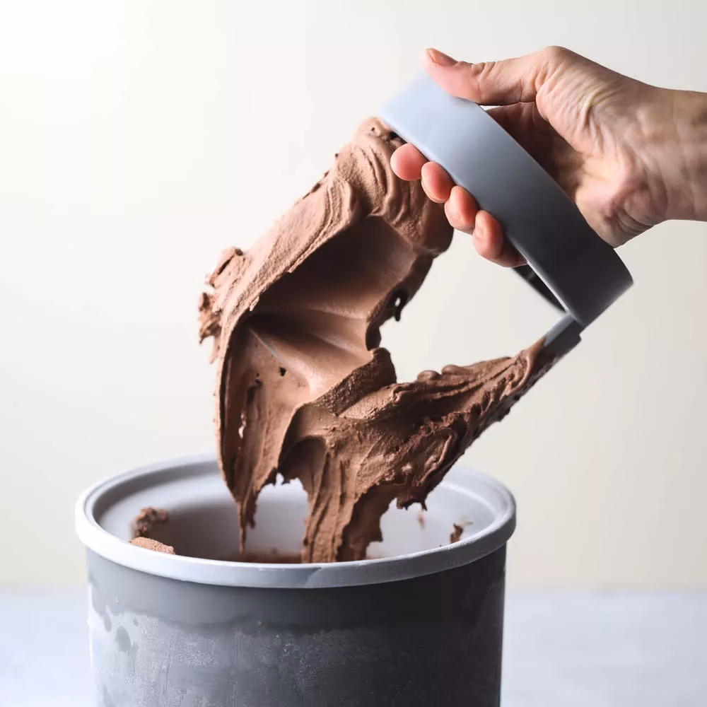 How do you calculate xanthan gum in ice cream?