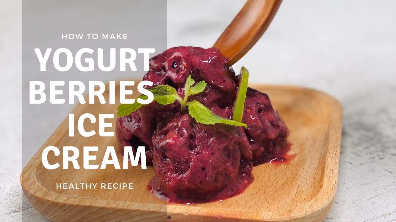 How do you make ice cream with frozen yoghurt?