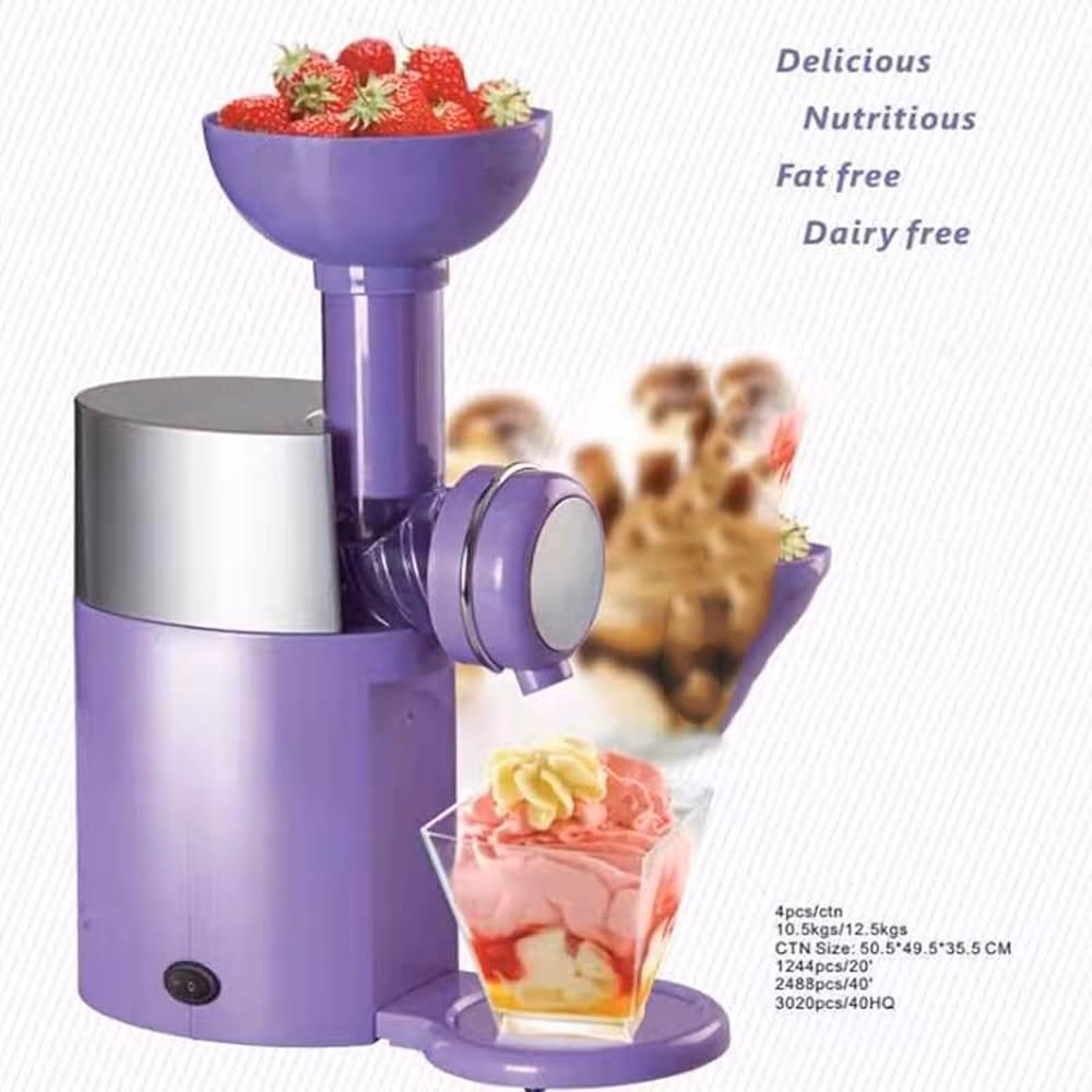 How do I make a fruit soft serve ice cream?